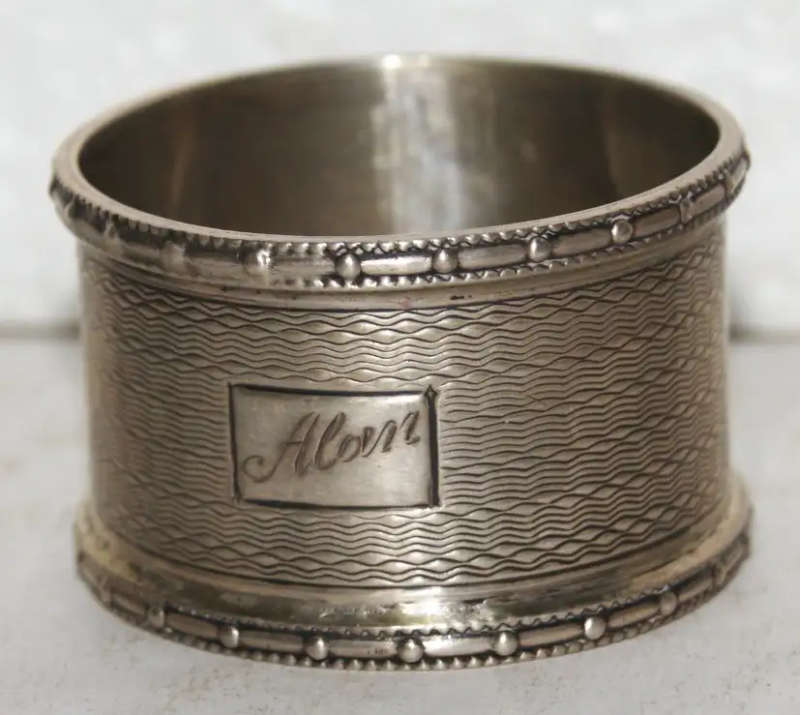 Birmingham 1930 Hallmarked Silver Serviette Ring (38.3g)