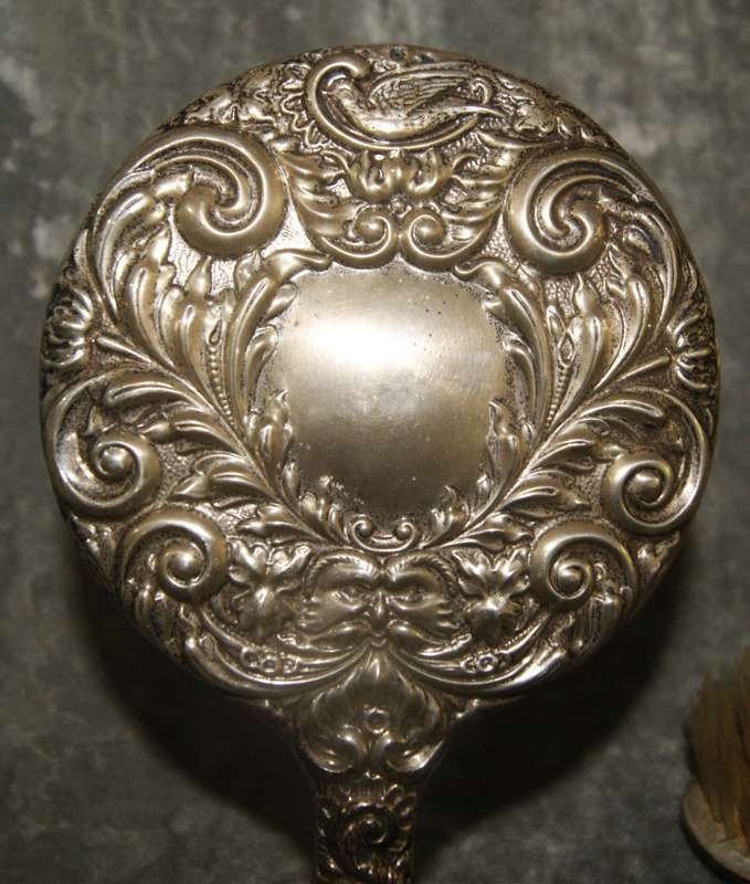 Vintage hallmarked silver dressing table set Birmingham 1978 (435g) @ ccrraazzyy low R1 start