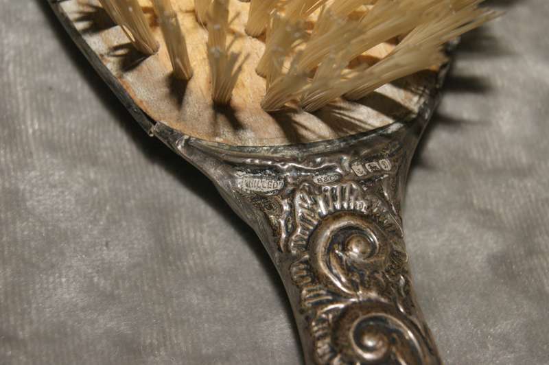 Vintage hallmarked silver dressing table set Birmingham 1978 (435g) @ ccrraazzyy low R1 start