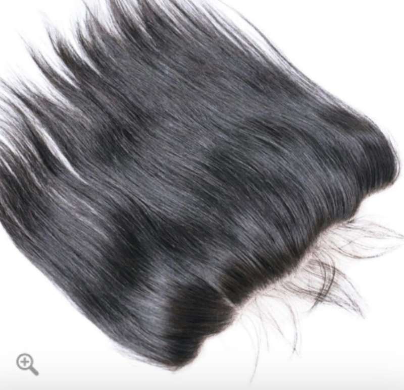 Straight Peruvian hair frontal closure 12 inch