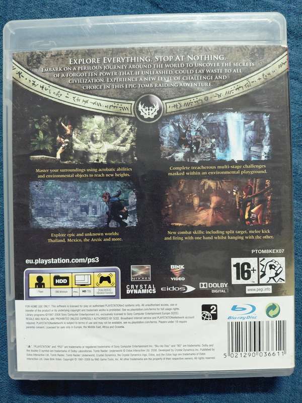 Tomb Raider Underworld PlayStation 3 (PAL)
