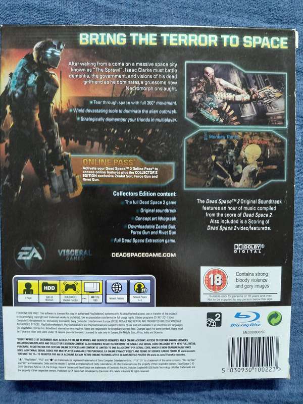 Dead Space 2 Collector's Edition PlayStation 3 (PAL)
