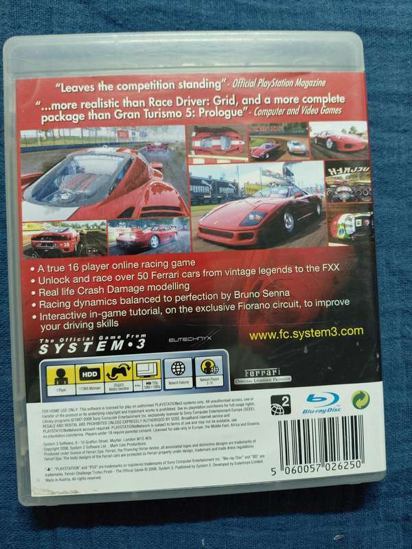 Ferrari Challenge PlayStation 3 (PAL)