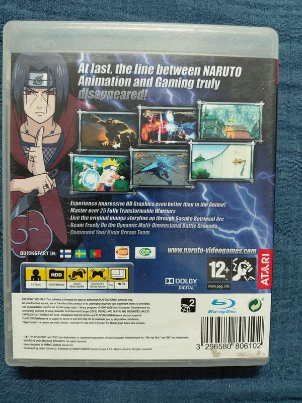 Naruto Ultimate Ninja Storm PlayStation 3 (PAL)