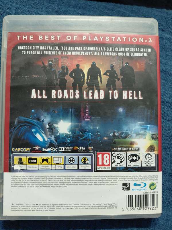 Resident Evil Operation Raccoon City PlayStation 3 (PAL)