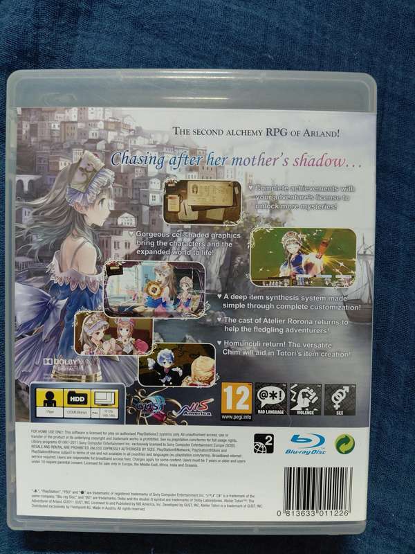 Atelier Totori: The Adventure of Arland PlayStation 3 (PAL)