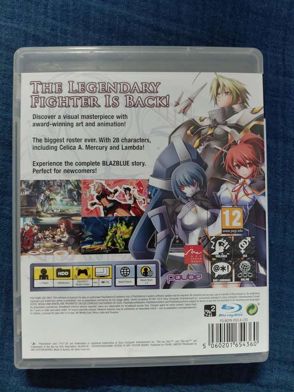 Blazblu Chronophantasma Extend PlayStation 3 (PAL)