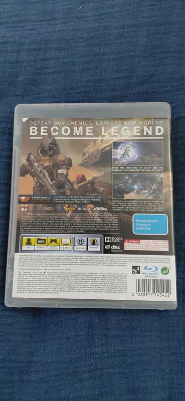 Destiny PlayStation 3 (PAL)