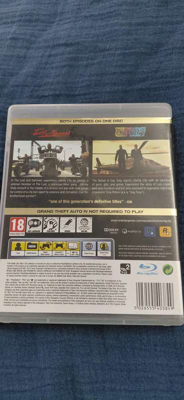 Grand Theft Auto Episodes from Liberty City PlayStation 3 (PAL)