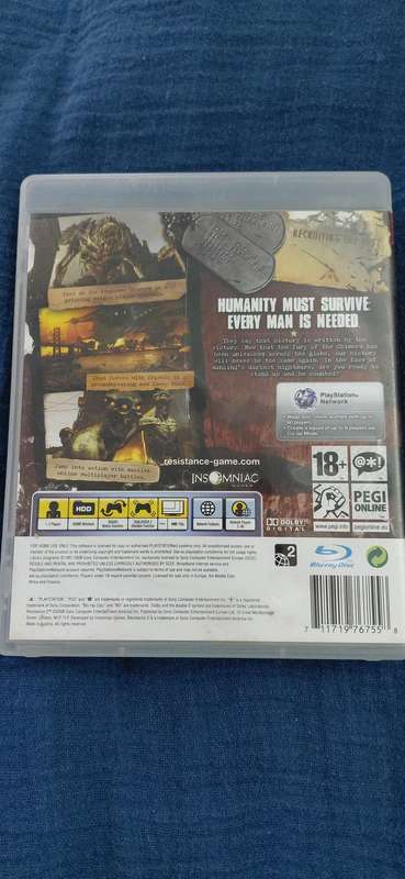 Resistance 2 PlayStation 3 (PAL)