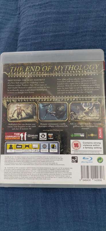 Legendary PlayStation 3 (PAL)