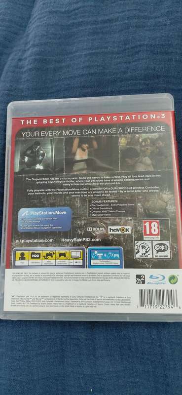 Heavy Rain Move Edition (Essentials) PlayStation 3 (PAL)