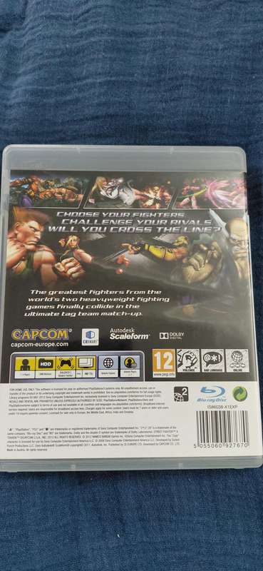 Street Fighter x Tekken PlayStation 3 (PAL)