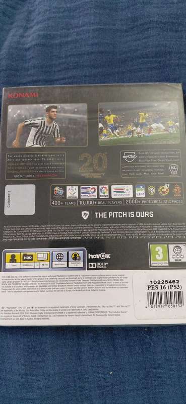 Pro Evolution Soccer 2016 (Sealed) PlayStation 3 (PAL)