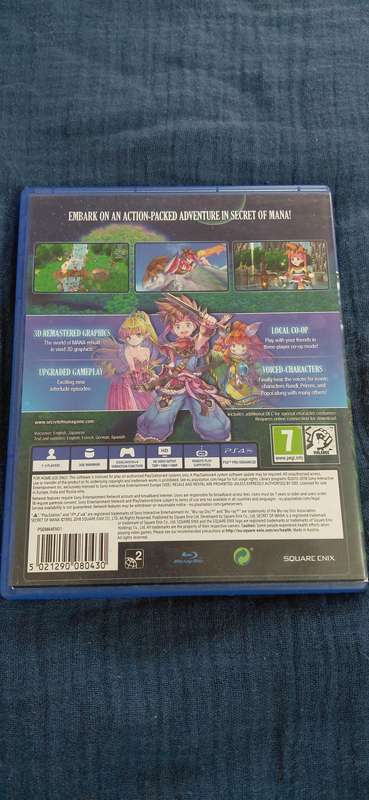 Secret of Mana PlayStation 4 (PAL)