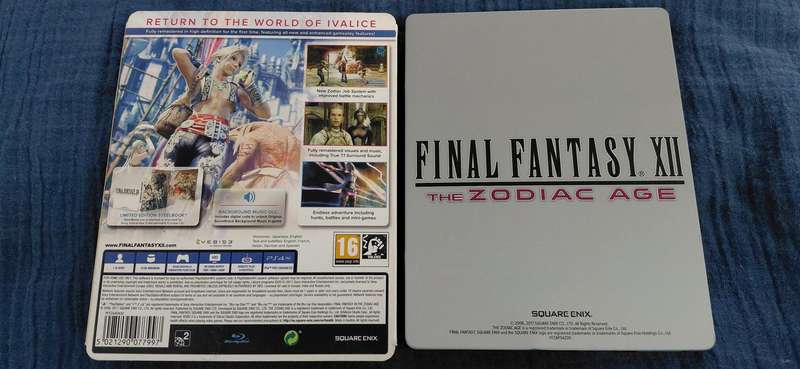 Final Fantasy 12: The Zodiac Age Limited Edition Steelbook (with Slipcover) PlayStation 4 (PAL)