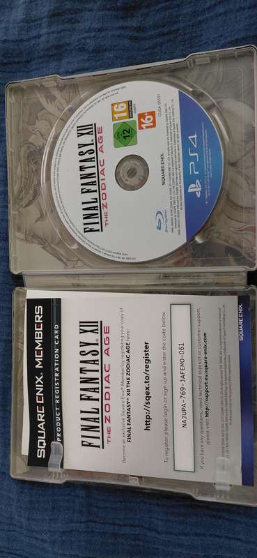 Final Fantasy 12: The Zodiac Age Limited Edition Steelbook (with Slipcover) PlayStation 4 (PAL)
