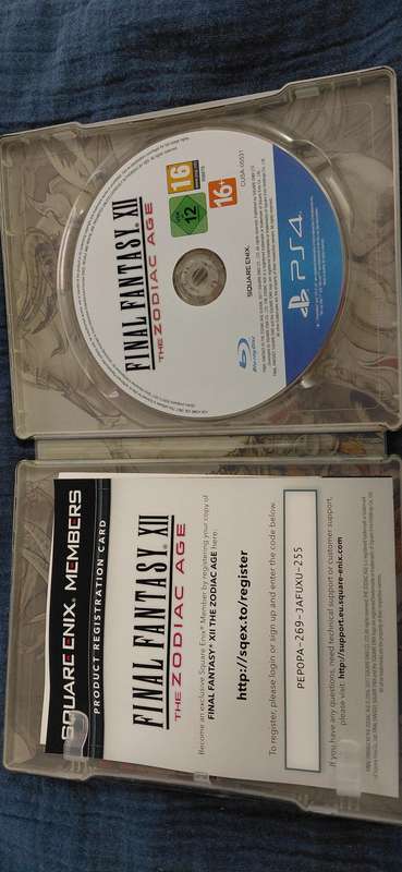 Final Fantasy 12: The Zodiac Age Limited Edition Steelbook (No Slipcover) PlayStation 4 (PAL)
