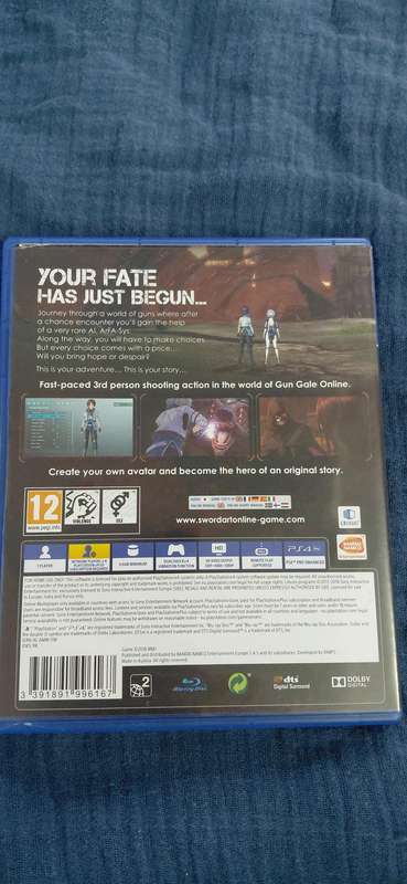 Sword Art Online Fatal Bullet PlayStation 4 (PAL)