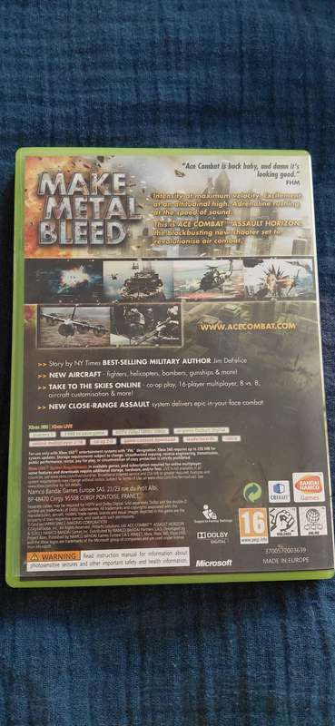 Ace Combat Assault Horizon Xbox 360 (PAL)