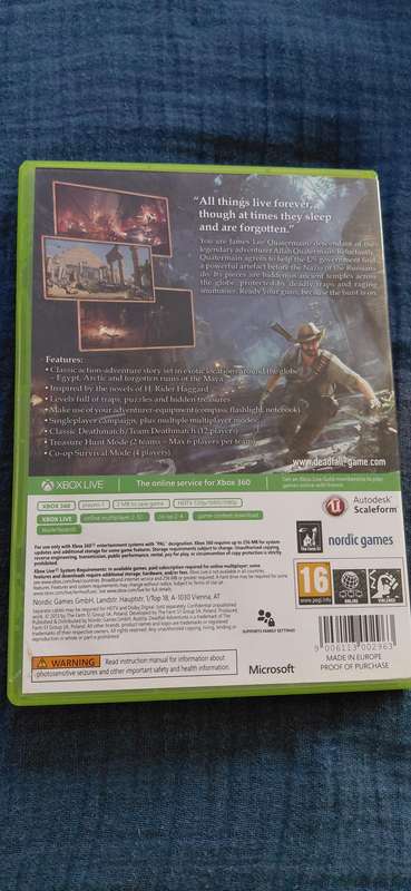 Deadfall Adventures Xbox 360 (PAL)