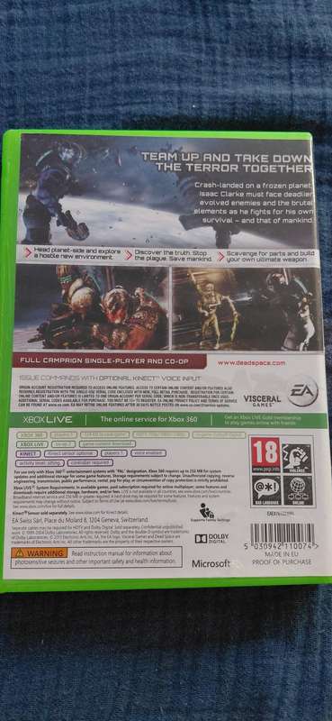 Dead Space 3 Xbox 360 (PAL)