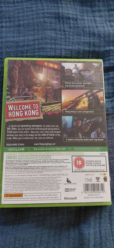 Sleeping Dogs Xbox 360 (PAL)