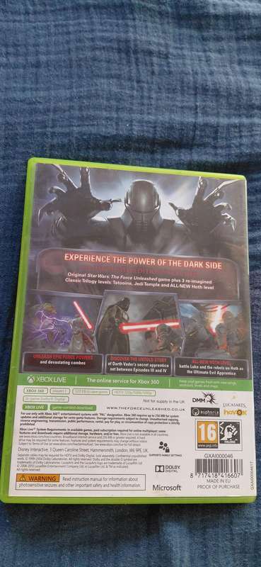 Star Wars The Force Unleashed Ultimate Sith Edition Xbox 360 (PAL)