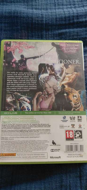 Killer is Dead Xbox 360 (PAL)