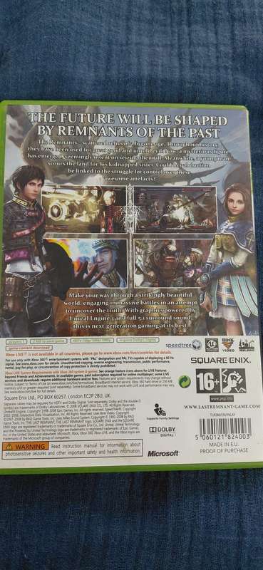 The Last Remnant Xbox 360 (PAL)
