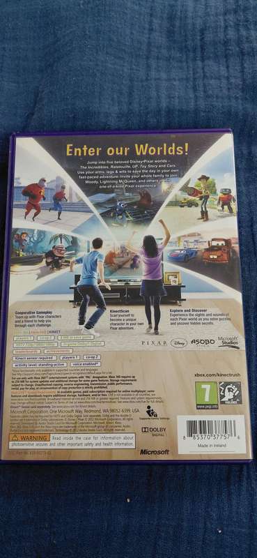 A Disney Pixar Adventure: Kinect Rush! Xbox 360 (PAL)