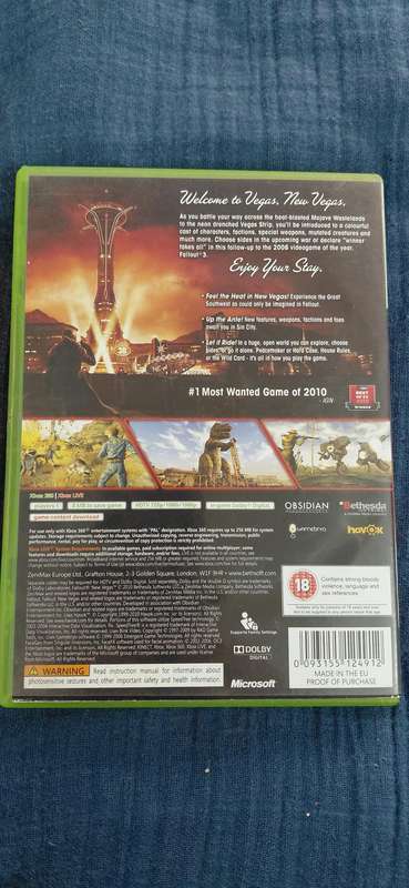 Fallout New Vegas Xbox 360 (PAL)