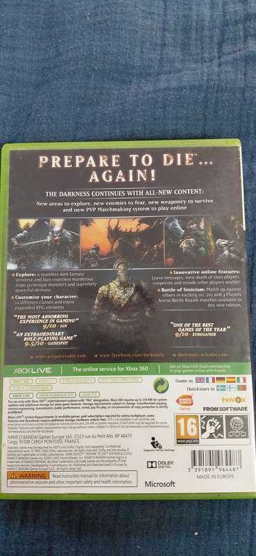Dark Souls Prepare to Die Edition (Xbox 360)
