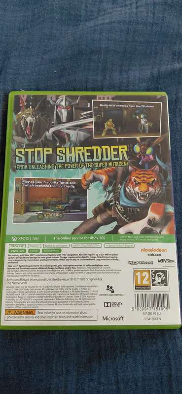 Teenage Mutant Ninja Turtles Danger of The Ooze (Xbox 360)