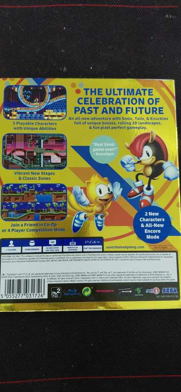 Sonic Mania Plus PlayStation 4 (PAL)