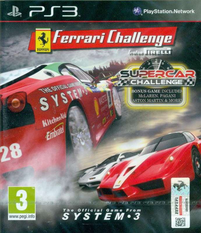 Ferrari Challenge Supercar Challenge PlayStation 3 (PAL)