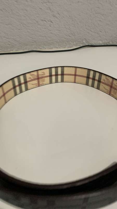 Burberry reversible belt