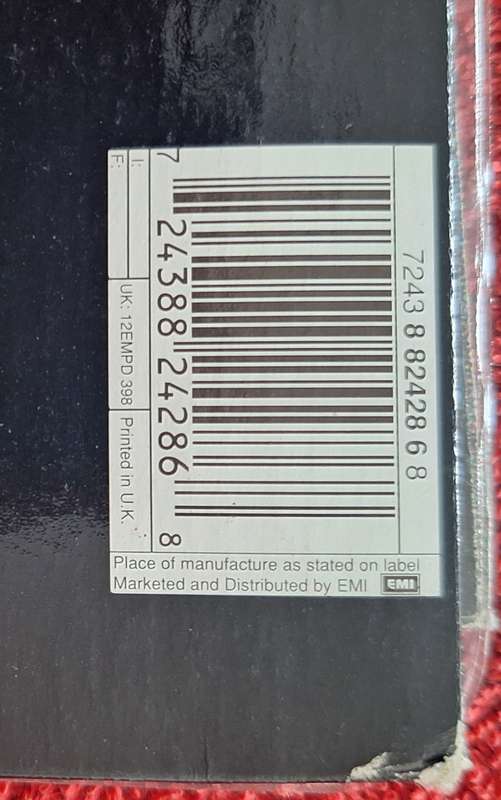 Iron Maiden  -  Man on The Edge 12" 33RPM Vinyl LP