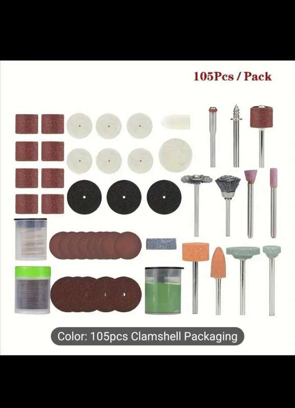 105-Piece Dremel Accessories Kit  The Ultimate All-in-One Set!