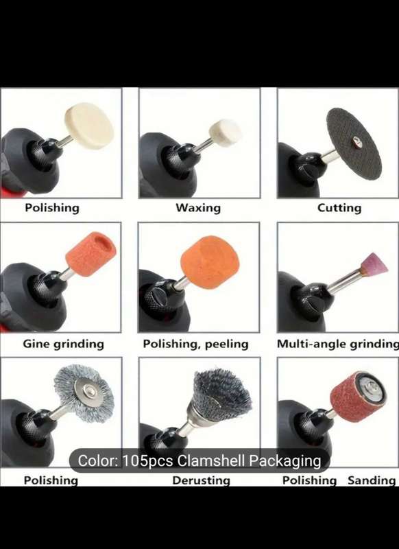 105-Piece Dremel Accessories Kit  The Ultimate All-in-One Set!