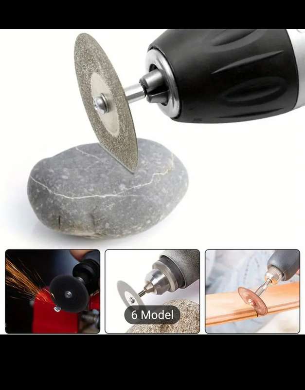 12-Piece 40mm Diamond Cutting Disc Set  Precision Cutting for Various Materials!
