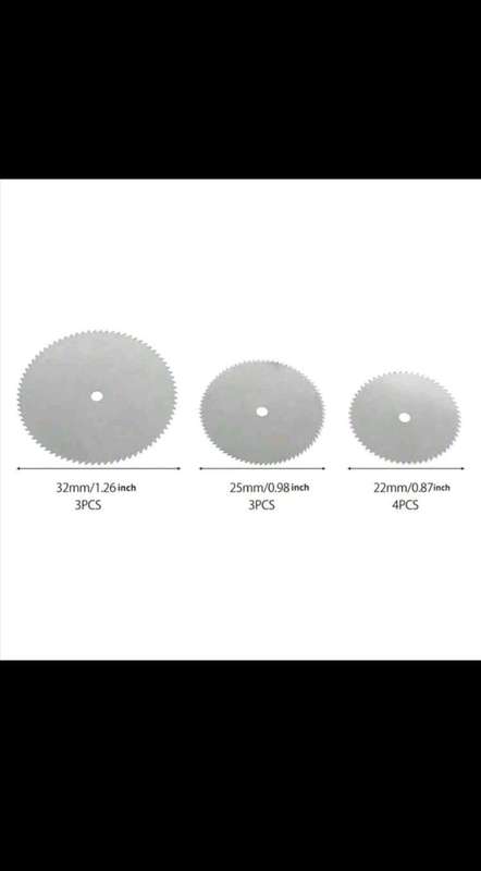 11pc Wood cutting discs