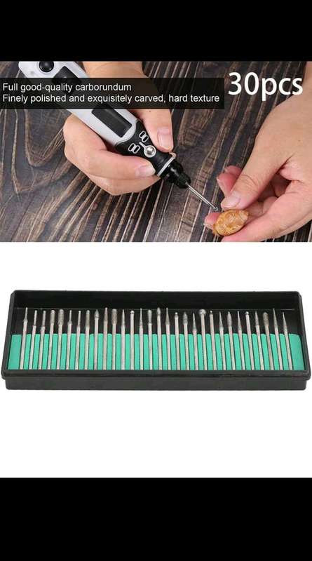 30pc diamond drill bits for any material. Stone, glass, metal, wood, plastic.