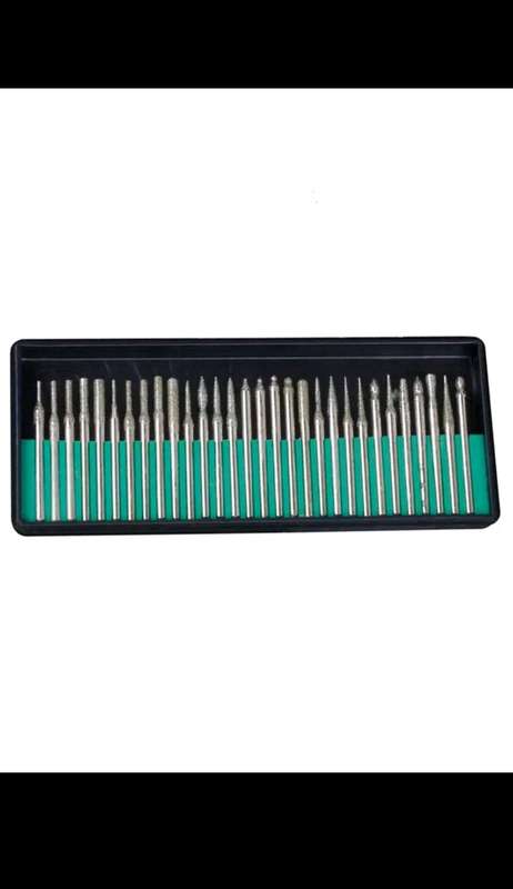 30pc diamond drill bits for any material. Stone, glass, metal, wood, plastic.