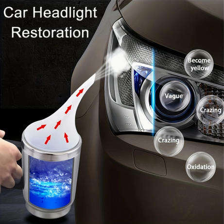 500ml Vapor Headlight Restoration Kit  Professional Grade Clarity