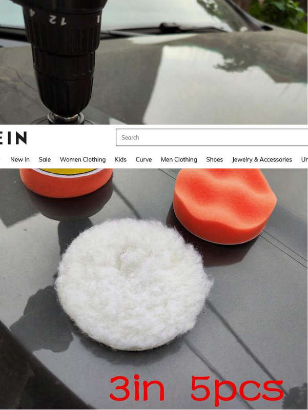 5pc 3-Inch Polishing Kit  Compact Power for a Brilliant Finish!  Perfect for Glass, Automotive,