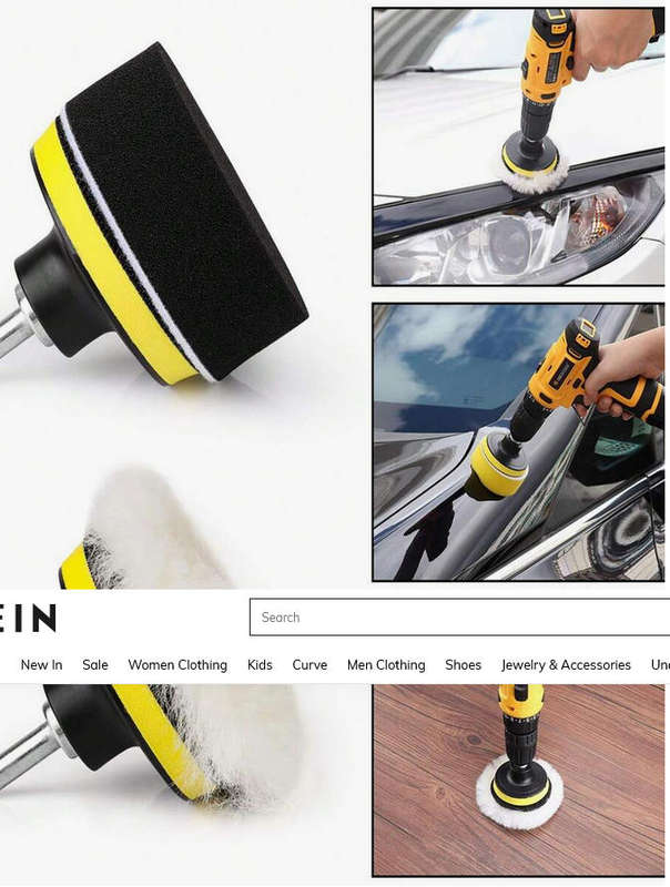 5pc 3-Inch Polishing Kit  Compact Power for a Brilliant Finish!  Perfect for Glass, Automotive,