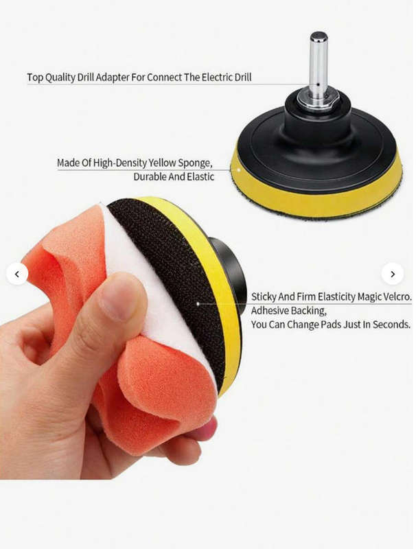 5pc 3-Inch Polishing Kit  Compact Power for a Brilliant Finish!  Perfect for Glass, Automotive,