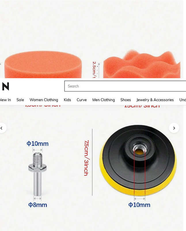 5pc 3-Inch Polishing Kit  Compact Power for a Brilliant Finish!  Perfect for Glass, Automotive,