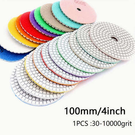  1x Diamond Polishing Pad 30 grit to 10000 grit  For Stone, Glass & Hard Surface Perfection 